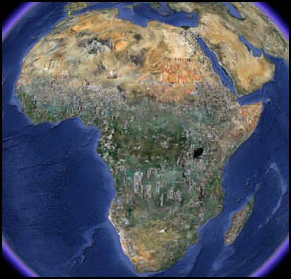 África: Imagem de Satélite